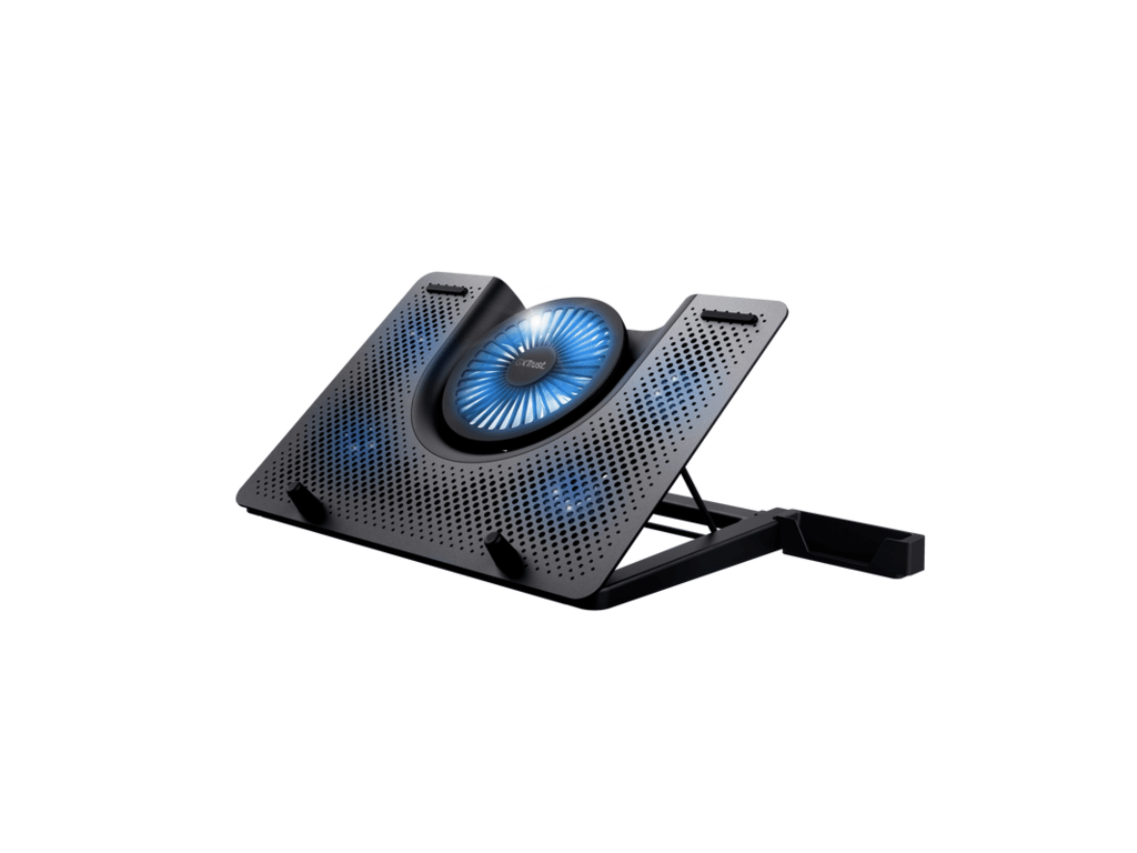 Trust Quno Cooling Stand LED GXT 1125 Laptop cooling stand sa 5 ventilatora + stalak za telefon - Image 4