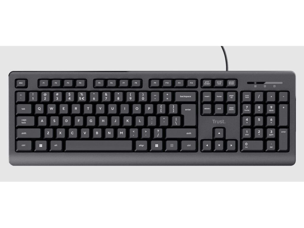 Trust Basics žičana tastatura, US lokalizacija, spill resist - Image 4