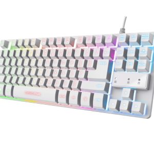 Trust GXT833W Thado TKL bijela tastatura, US layout