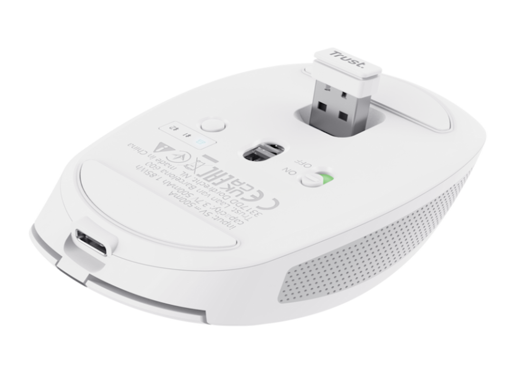 Trust OZAA compact wirelessmiš, 800-3200 dpi, optički,3 načina konekcije, punjiva baterija - Image 4