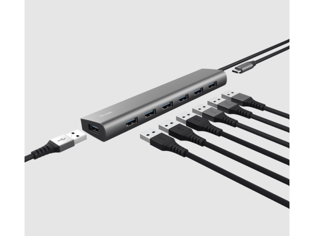 Trust Halyx 7 Port USB 3.2Gen1 Hub - Image 4