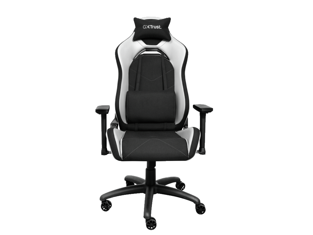 Trust GXT 714W gaming stolica RUYA, crno-bijela, udobna,podesiva, ergonomska, eko materijal - Image 5