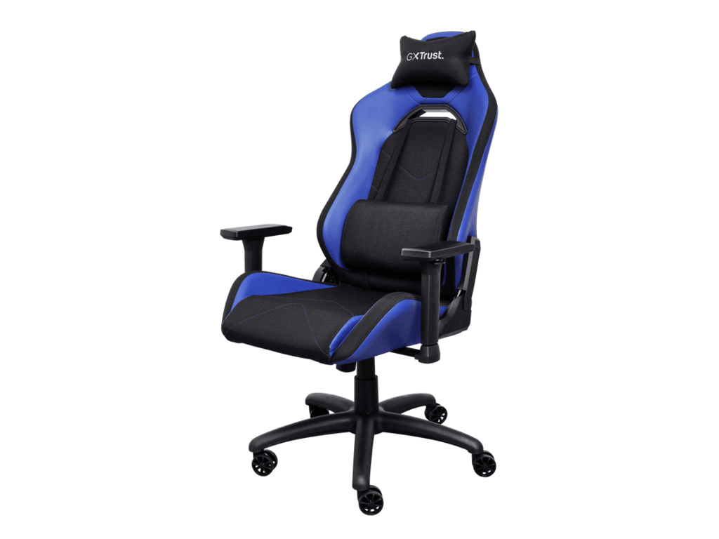 Trust GXT 714B gaming stolica RUYA, plava, udobna, podesiva ergonomska, eko materijal - Image 3