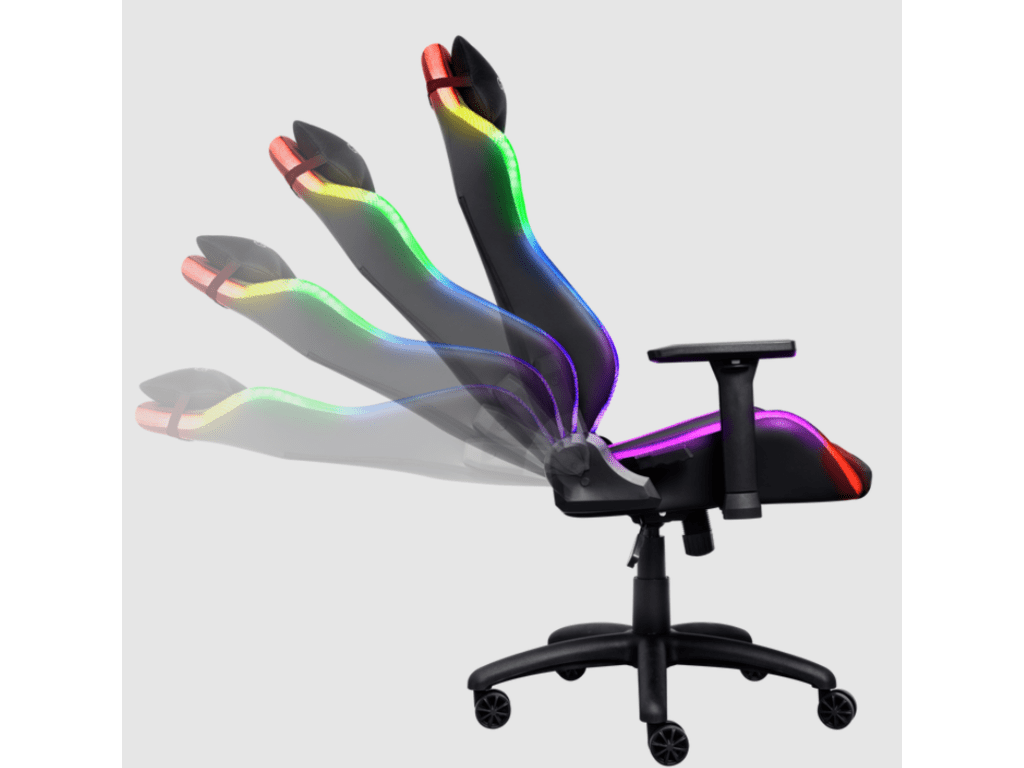 Trust GXT 719 RGB gamingstolica RUYA, crna, udobna,podesiva, bežični daljinski - Image 3