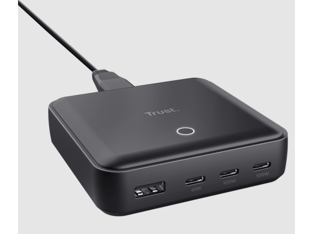 Trust Maxo 100W 4-port USBdesktop punjač, 3 USB-C porta,1 USB-A port - Image 3