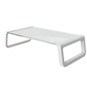 Trust Monta stand za monitor,kaljeno staklo, 50x20 cm,bijeli