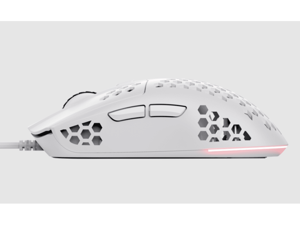 Trust GXT928 Helox RGB gamingmiš, ultra lagan, 6400 dpi,žičani, bijeli - Image 2