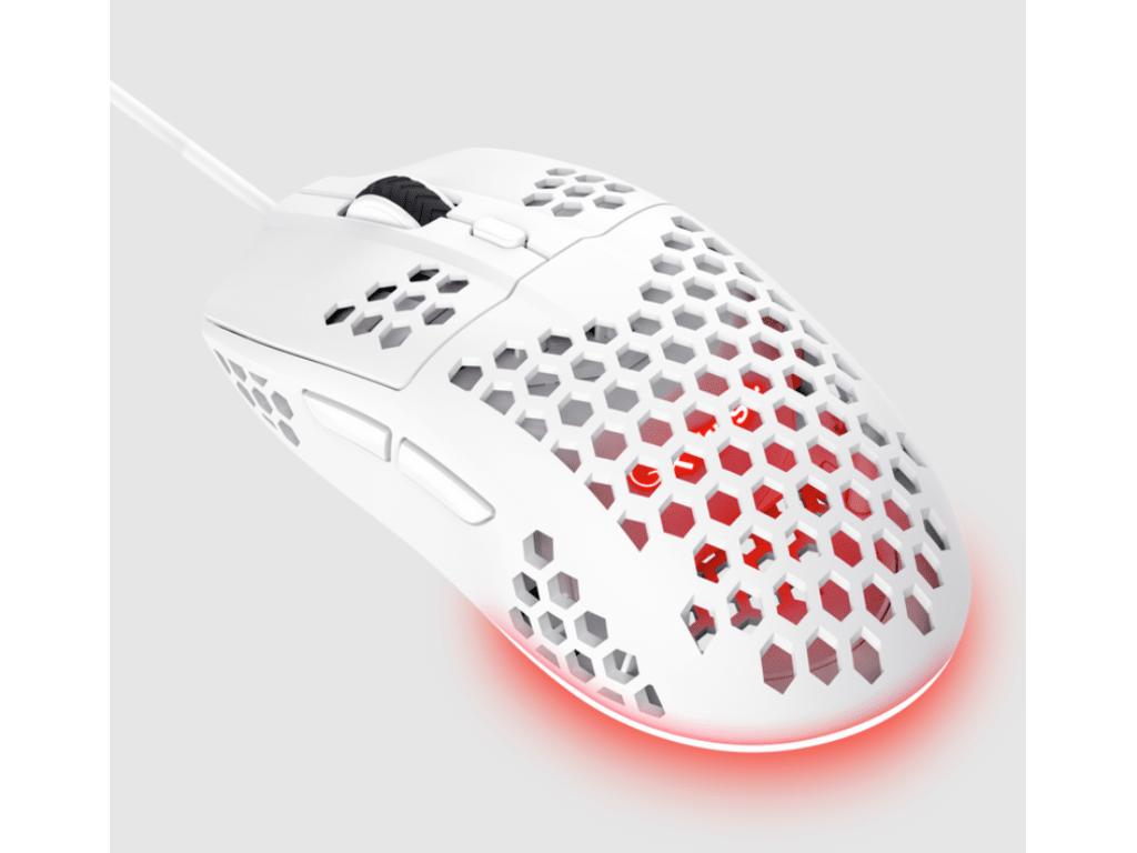 Trust GXT928 Helox RGB gamingmiš, ultra lagan, 6400 dpi,žičani, bijeli - Image 4