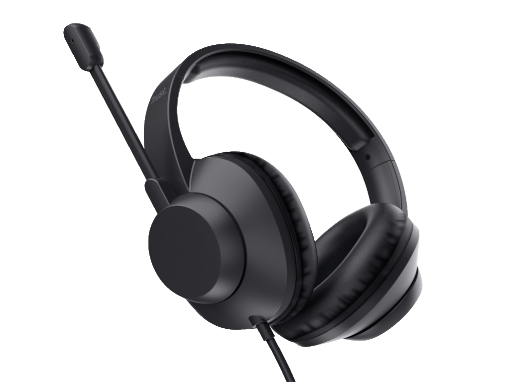 Trust Ayda MAX USB slušalice,over-head, žičane, USB-C,USB-A, stereo, crne - Image 3