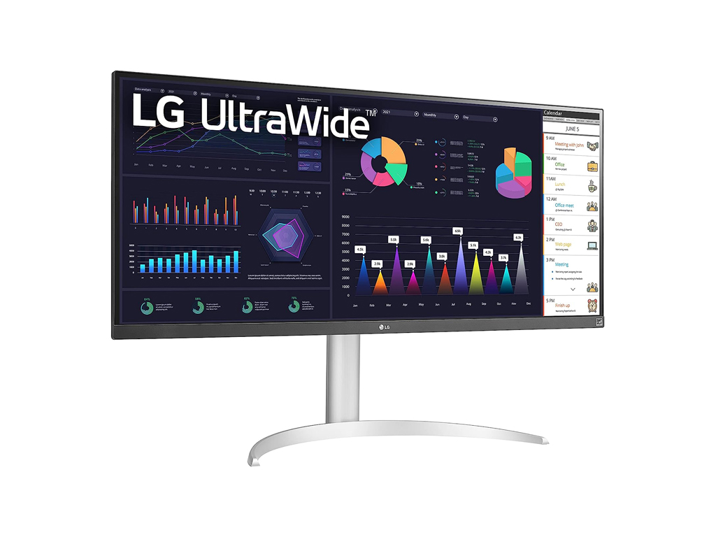 LG 34" UltraWide 34WQ650-WIPS, 2560x1080, 400cd, 1000:15ms, 100Hz, HDMI, DP, 2x7w - Image 3