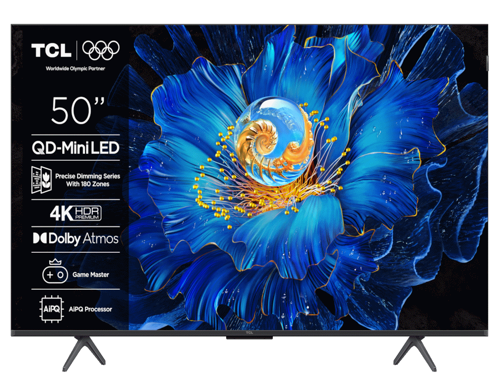 TCL 50"C6KS 4K QD-Mini LED TV60Hz Google TV; Game Master;Dolby Atmos; Onkyo 2.1; HDR Premium; - Image 2