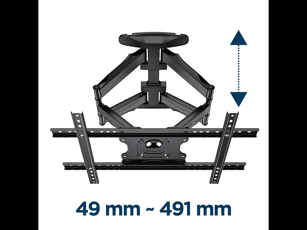 TV Nosač 32''-75'' FullMotion , WM-75ST-01,Tilt -5/+8VESA: max 600 x 400mm - Image 2