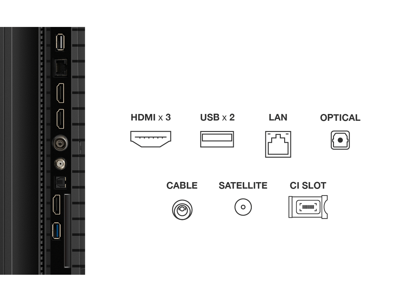 TCL 75"P7K 4K QLED TV 60HzGoogle TV; HDR multi-format;HVA Panel; Game Master; Dolby Atmos; - Image 2