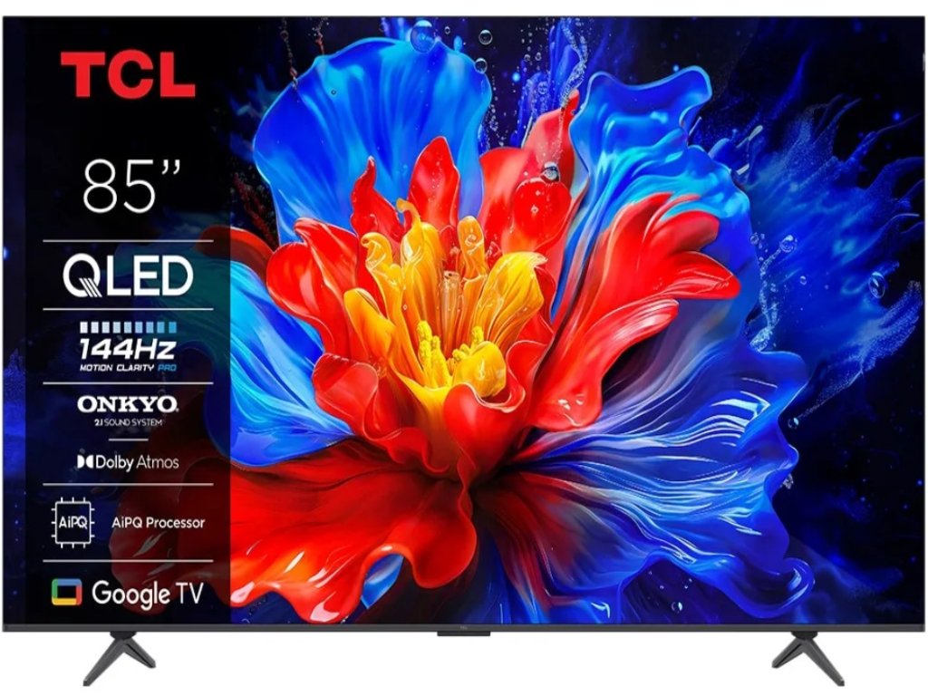 TCL 85"P8K 4K QLED TV 144HzGoogle TV; Motion Clarity Pro;Game Master; Onkyo 2.1; - Image 2