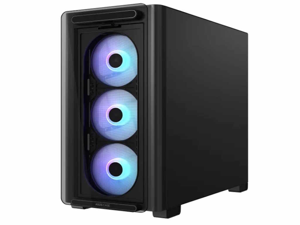 ASUS CASE A23 PLUS TG ARGBBlack, Micro-ATX,4x ARGB fans - Image 3