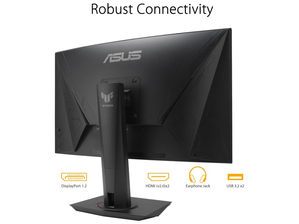 Asus TUF Gaming VG27VQMzakrivljeni gaming monitor,27", FHD,240 Hz, VA,HDMI, DP - Image 4