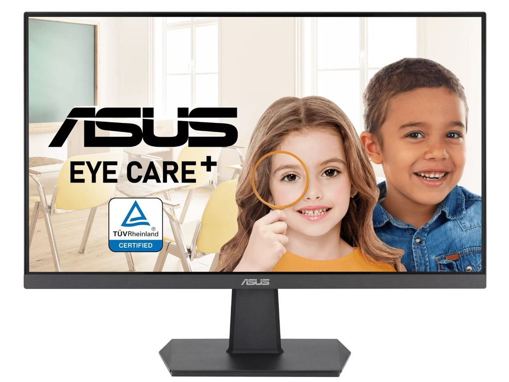 Asus 27" monitor VA27EHF 100HzIPS,FHD,1ms,250cd,HDMI,VESA 100x100,Frameless,Flicker Free, Boja crna - Image 2