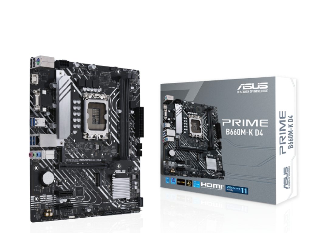 ASUS MB PRIME B660M-K D4Intel B660;LGA17002xDDR4;RAID;VGA,HDMI,mATX - Image 3
