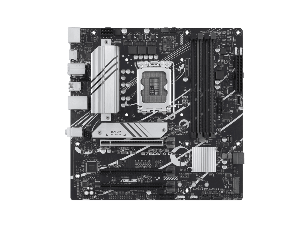 ASUS MB PRIME B760M-A D4-CSMIntel B760, LGA 1700, 2x M.2,4xDDR4; 2xHDMI, DP, mATX - Image 3