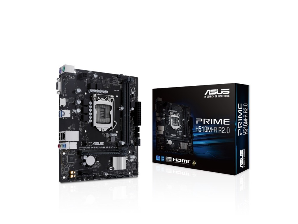 ASUS MB PRIME H510M-R R2.0-SIIntel H470, LGA1200, micro ATXPCIe 4.0, VGA, HDMI, 2xDDR4, - Image 2