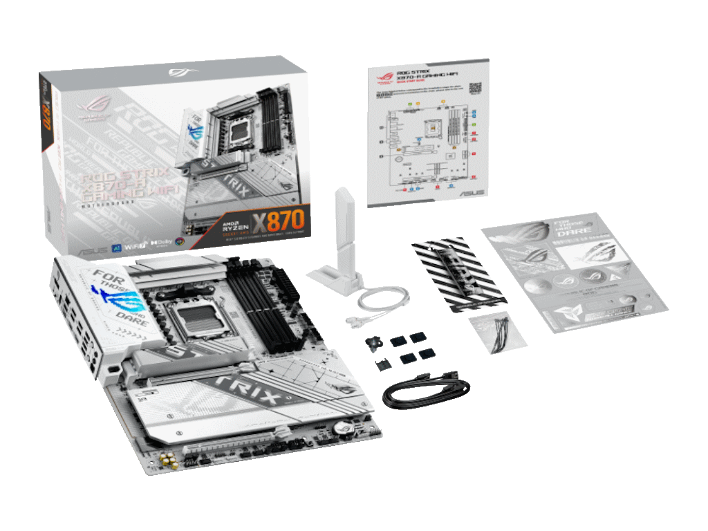 ASUS MB ROG STRIX X870-A G. WFGaming Wifi, AM5, 4xDDR5,4x M.2;2xSATA,DP, HDMI,12x USB, RAID,ATX - Image 4