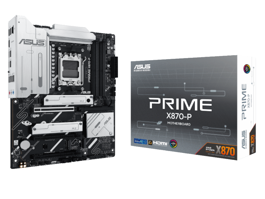 ASUS MB PRIME X870-PX870, AM5; 4xDDR54x M.2; 2x SATA,HDMI,10x USB, RAID,ATX - Image 3