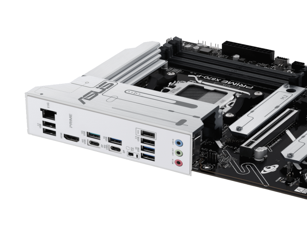 ASUS MB PRIME X870-PX870, AM5; 4xDDR54x M.2; 2x SATA,HDMI,10x USB, RAID,ATX - Image 4