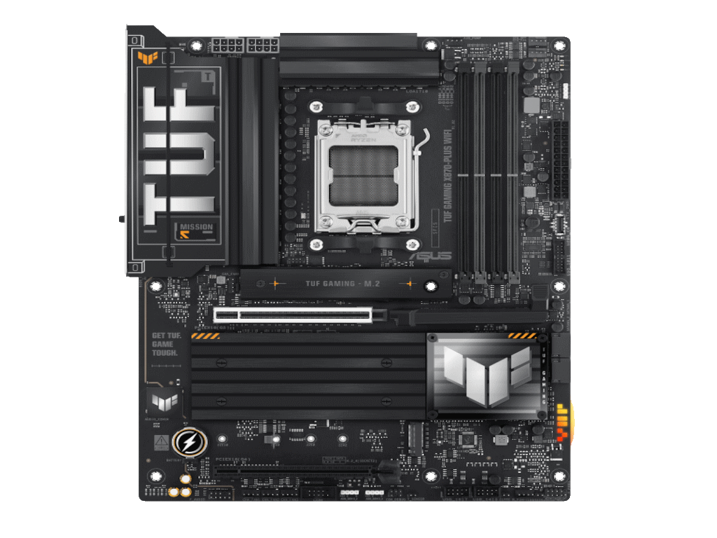 ASUS MB TUF GAMING X870-PLUS WWIFI, X870, AM5; 4xDDR54x M.2; 2x SATA,HDMI,10x USB, RAID,ATX - Image 4