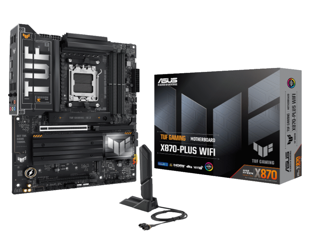 ASUS MB TUF GAMING X870-PLUS WWIFI, X870, AM5; 4xDDR54x M.2; 2x SATA,HDMI,10x USB, RAID,ATX - Image 5