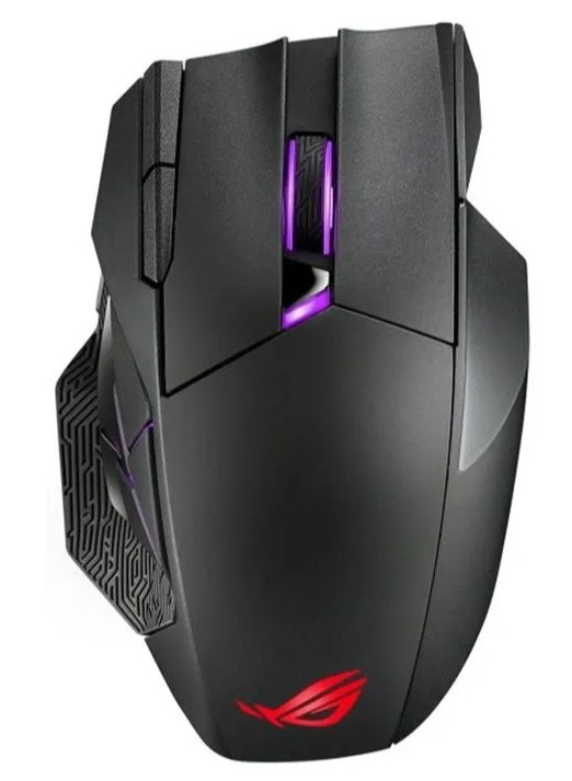ASUS ROG SPATHA X gaming miš,12 programabilnih tipki, 6 ROGmikro prekidača, 19000 dpi, wireless - Image 2