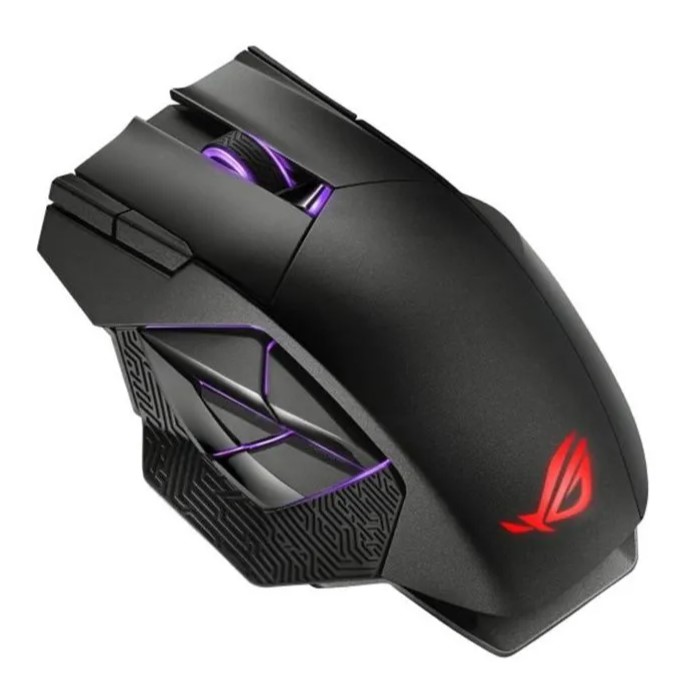 ASUS ROG SPATHA X gaming miš,12 programabilnih tipki, 6 ROGmikro prekidača, 19000 dpi, wireless - Image 3