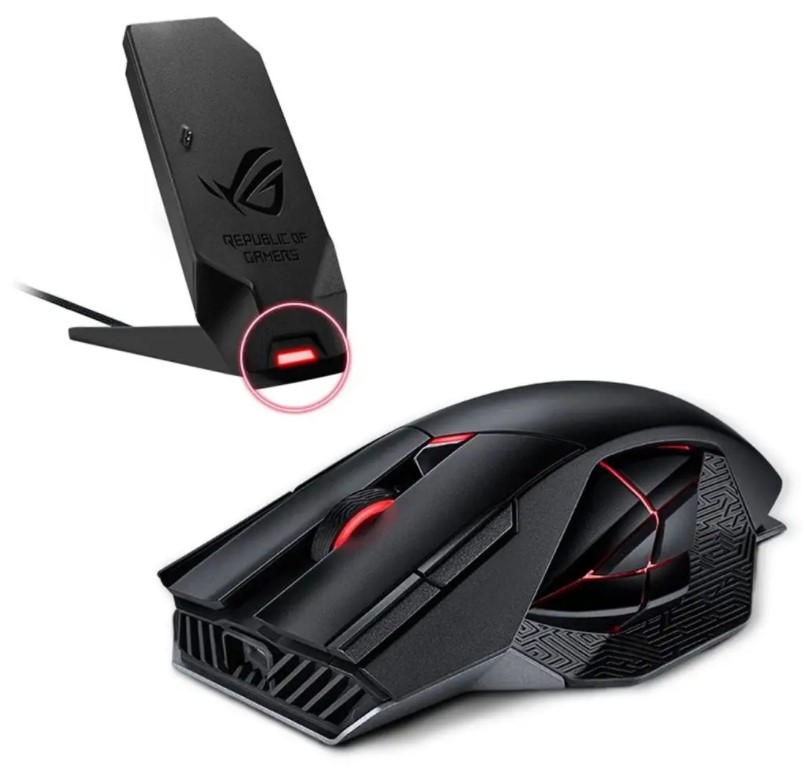ASUS ROG SPATHA X gaming miš,12 programabilnih tipki, 6 ROGmikro prekidača, 19000 dpi, wireless - Image 4