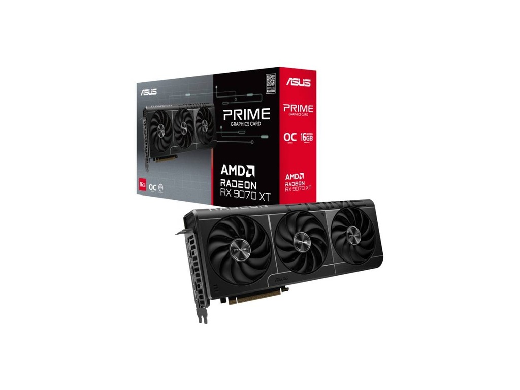 ASUS VGA PRIME-RX9070XT-O16G9070XT, 16GB, 1x HDMI, 3x DP - Image 2