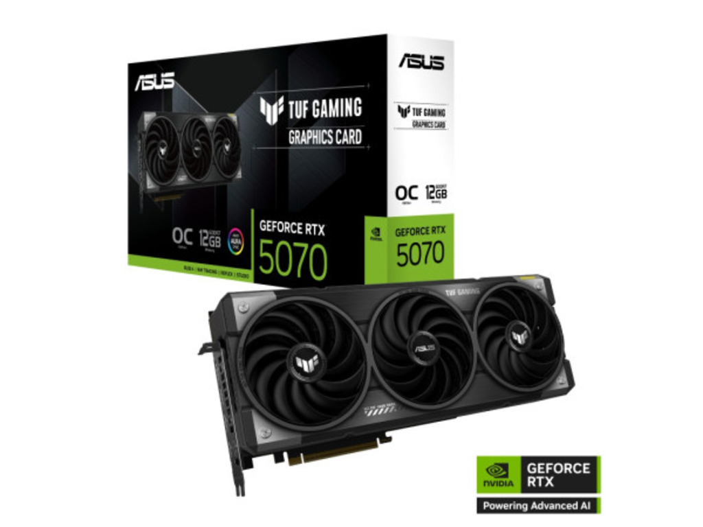 ASUS TUF-RTX5070-O12G-GAMING12GB GDDR7, 192-bit3x DP, 2x HDMI - Image 2