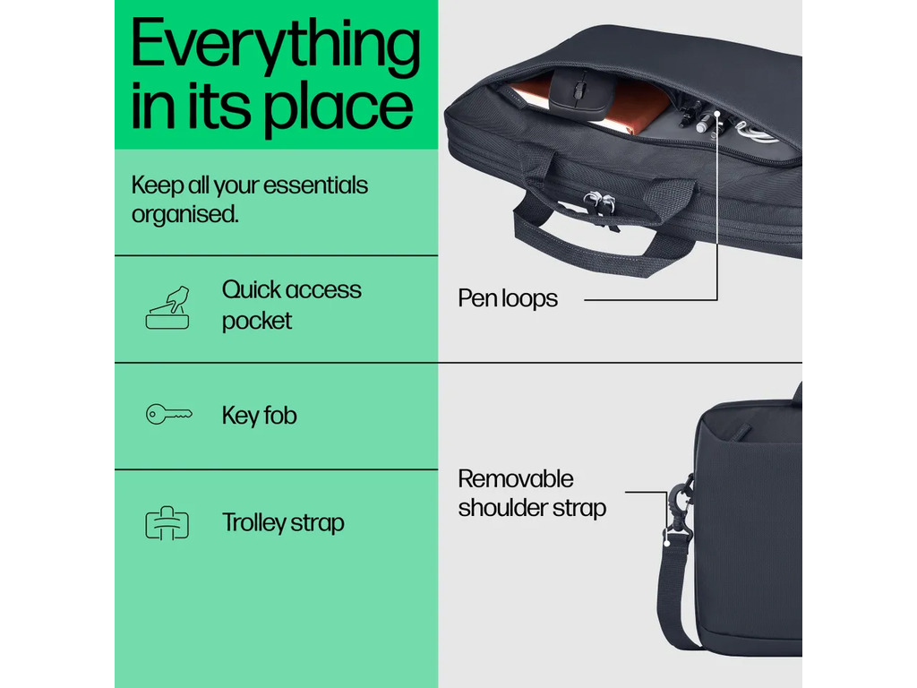 HP Evday OGR 14 Laptop torbaHP Evday OGR 14 Laptop torbaHP Evday OGR 14 Laptop Briefcase torba - Image 4
