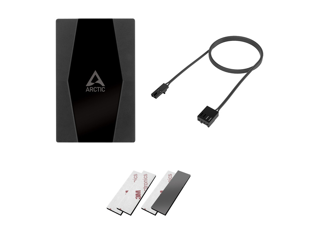 Arctic case fan hub 10 port PWM fan hub, SATA power - Image 3