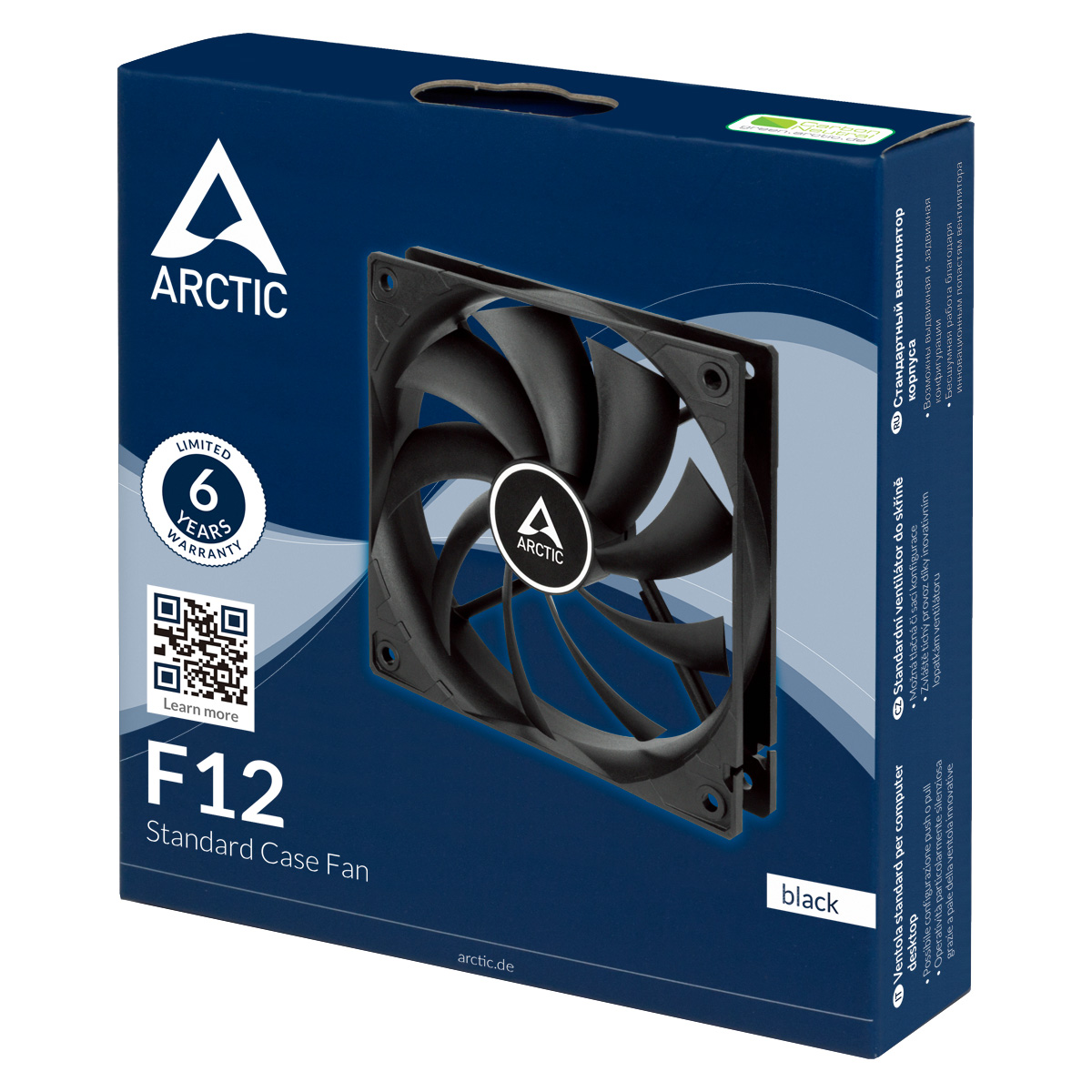 Arctic F12 Case Fan Black120 mm Standard Case Fan - Image 3