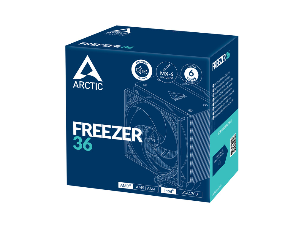 Arctic Freezer 36, CPU cooler1851, 1700, AM4, AM5 - Image 4