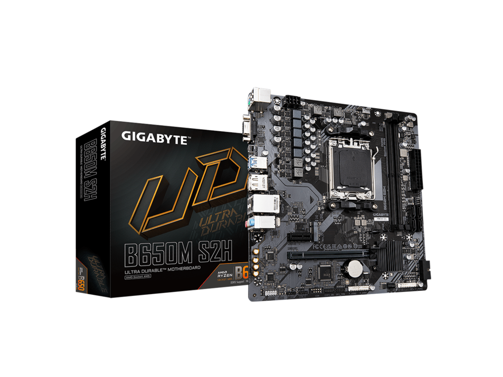 Gigabyte MB B650M S2HG10AM5; 2xDDR5; 1xM.2, 4xSATA;12xUSB; 2xDP, 1xHDMI; mATX; - Image 2