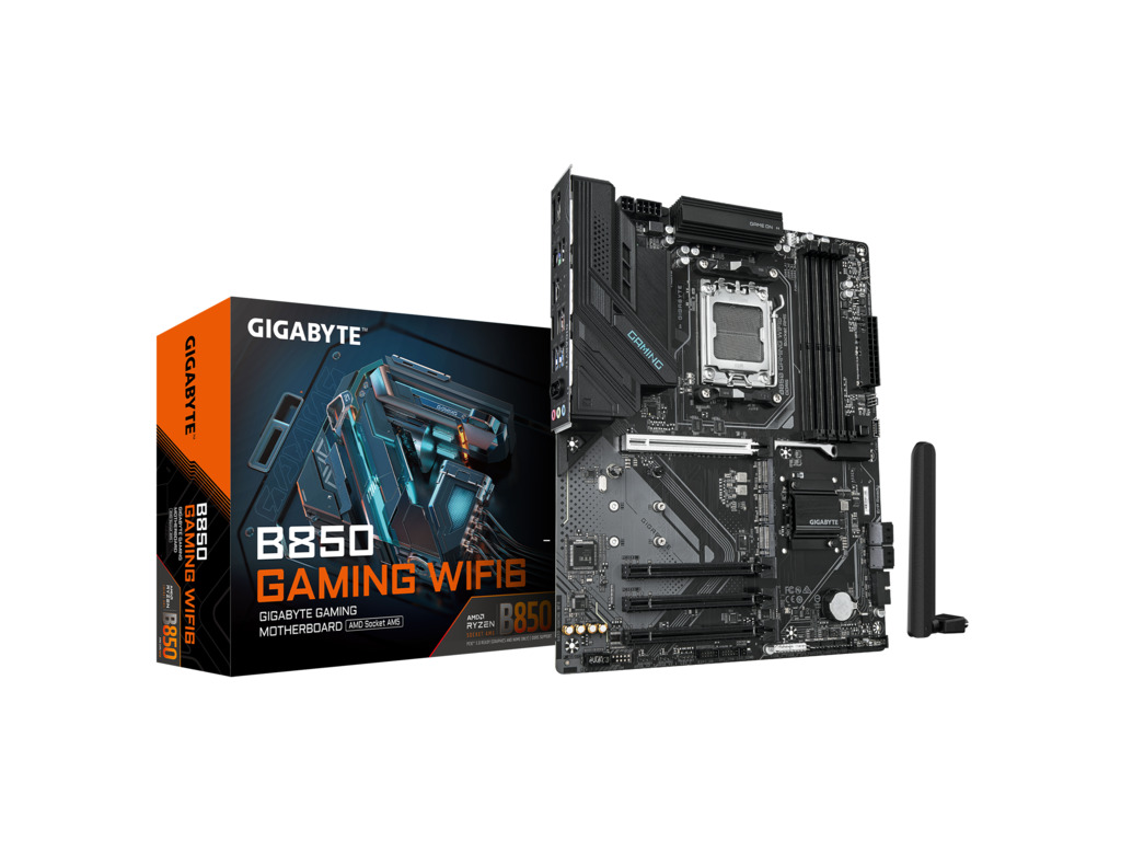 Gigabyte MB B850 GAMING WF6AM5; 4xDDR5; 3xM.2; 4xSATA8xUSB; HDMI, DP; USB Type-C, ATX; - Image 2