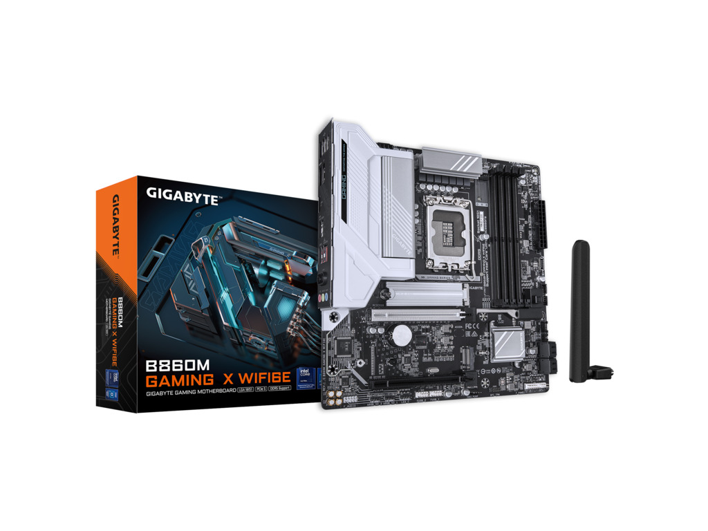 Gigabyte MB B860M GamingX WifiLGA1851; 4xDDR5; 2xM.2; 4xSATA8xUSB; HDMI, DP; USB Type-C, mATX; - Image 2