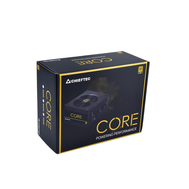 Chieftec PSU 700W BBS-700SCore seria,14cm fan,Active PFC,80+ Gold,4xPCIe,6xSATA - Image 3