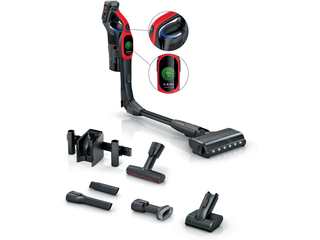 BOSCH Akumulatorski usisavačSerie 10 | UNLIMITED, ProAnima1 Baterija, 80 minuta ECO rada