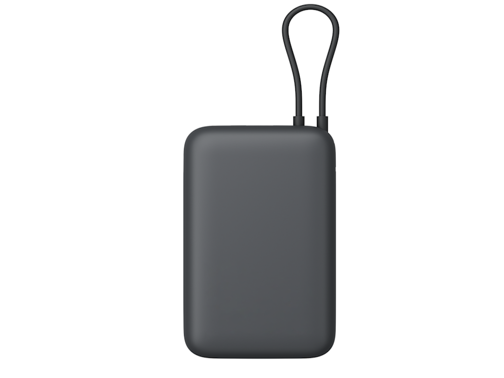 Xiaomi powerbank 20000 mAh 18W integrisani kabl, sivi - Image 3