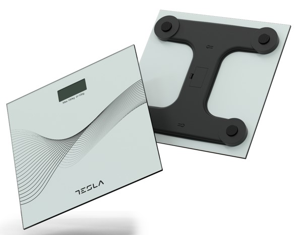 TESLA Tjelesna vaga BS103WKapacite 180 kg; 2XAAA bater.; Jedinica: kg/lb - Image 2