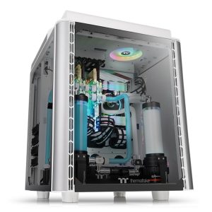 Thermaltake Level 20 HT Snow full-tower, tempered glass, 2x standard 140mm fans