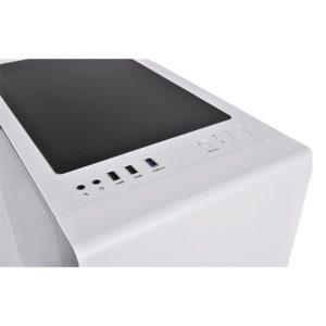 Thermaltake S100 White Micro Micro case, tempered glass, 1x 120mm fan