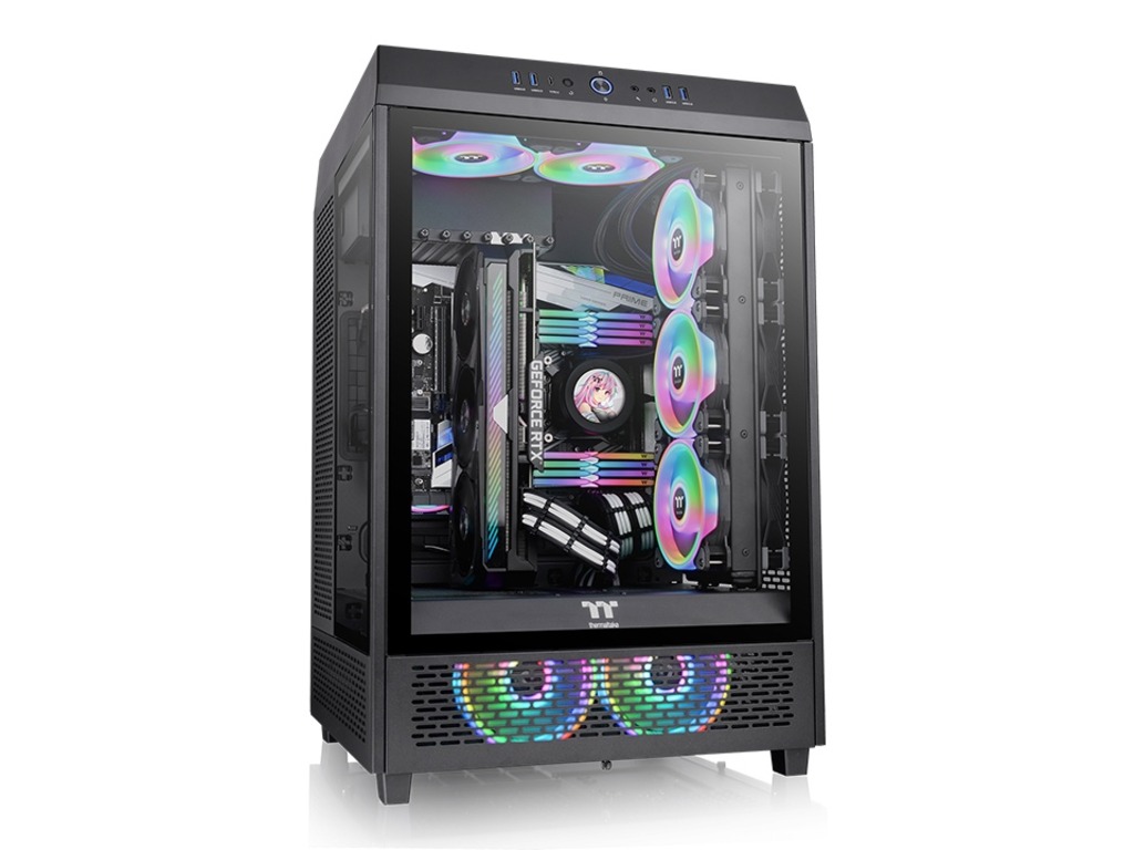 Thermaltake The Tower 500 Mid tower case, TG, 2x Standard 120mm fan - Image 2