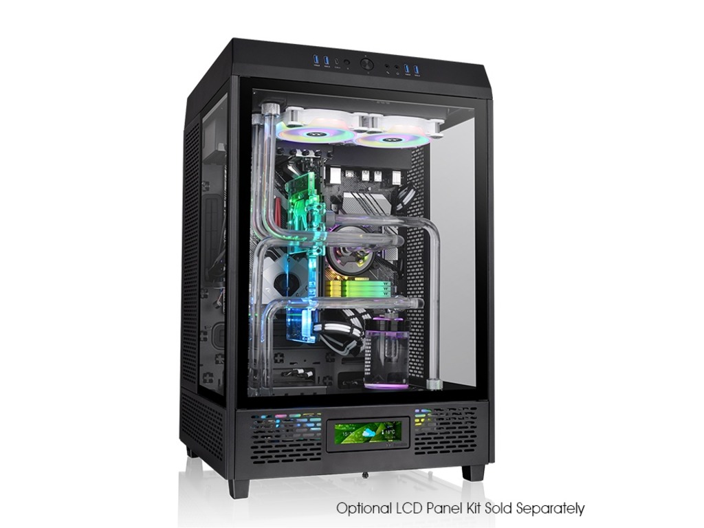 Thermaltake The Tower 500 Mid tower case, TG, 2x Standard 120mm fan - Image 4
