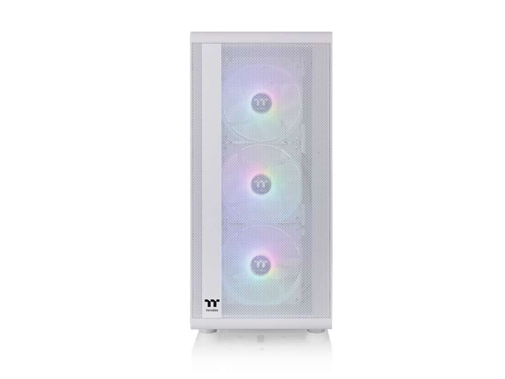 Thermaltake S200 TG ARGB Snow Mid tower, 3x ARGB 120mm Lite front fans - Image 3